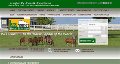 Desktop Screenshot of lexhomes.com